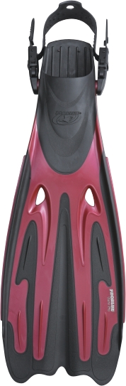 Tiara Pro Diving Fins - Metallic Red