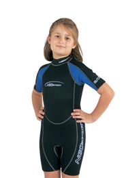 S620CB44 Neosport Back-Zip Shorty