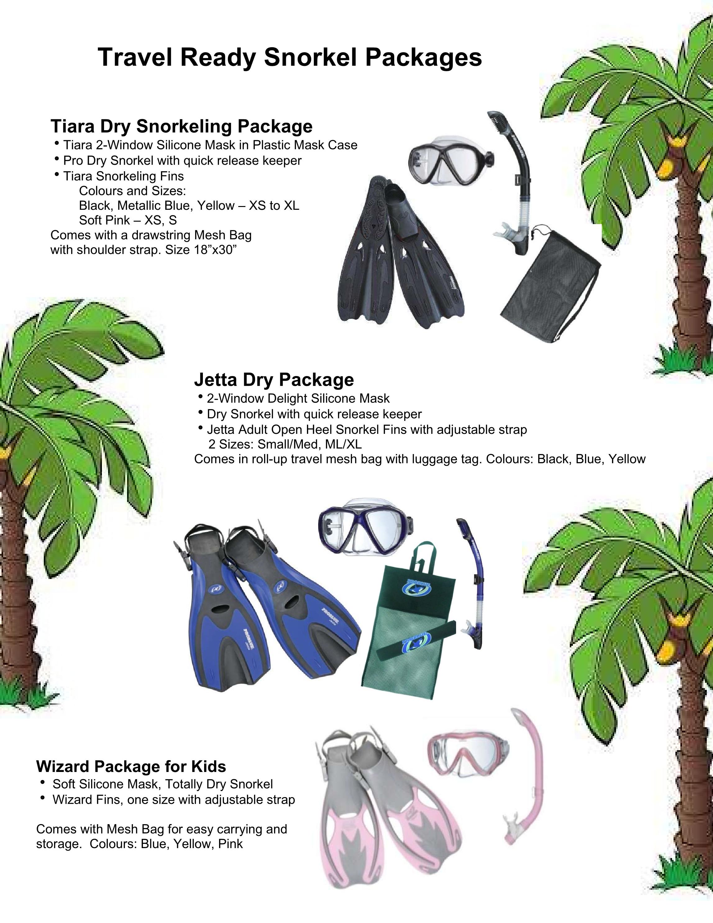 travel ready sorkeling packages